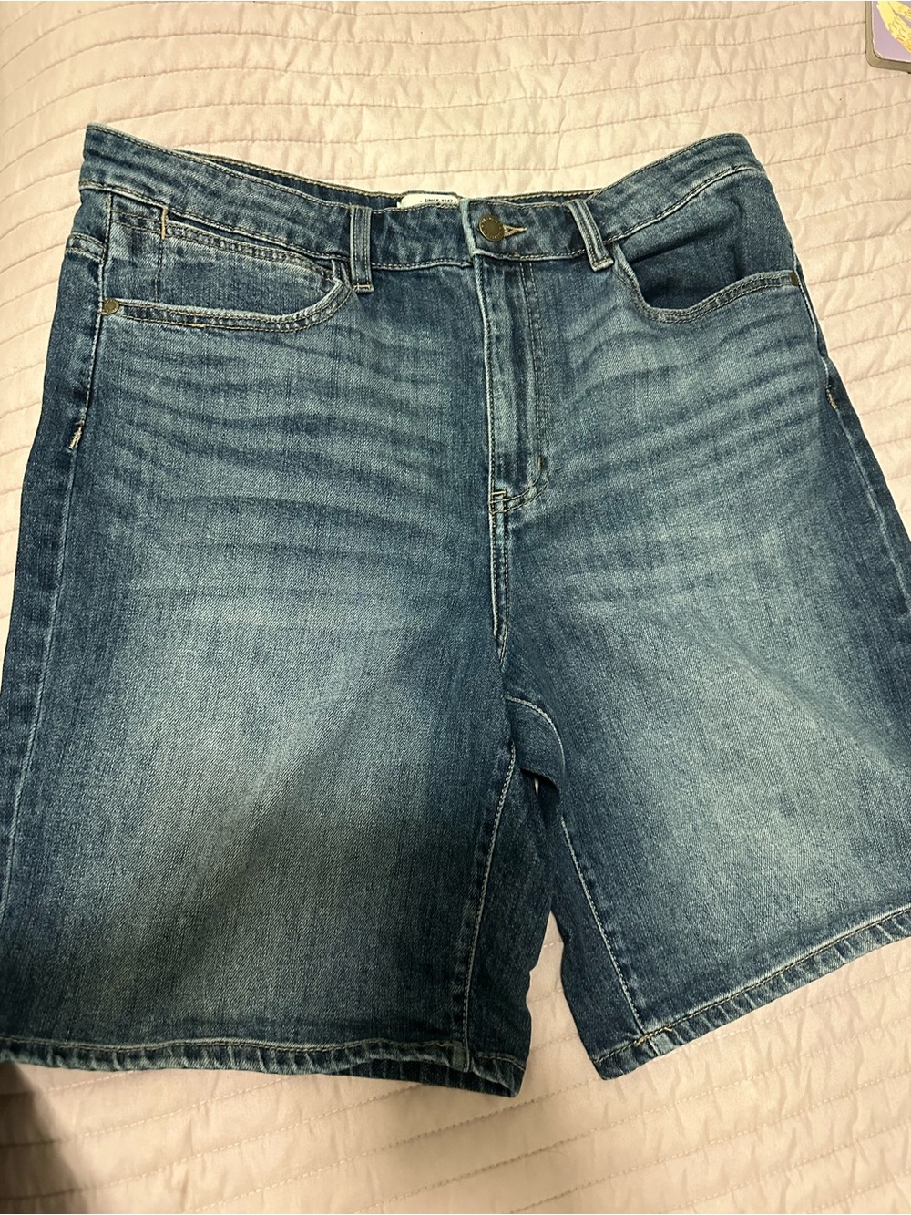 Womens Blue Denim Shorts - Casual Summer Staple